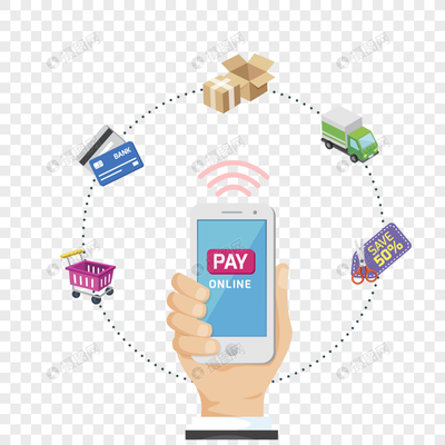 電商網(wǎng)購(gòu)元素素材下載-正版素材400744875